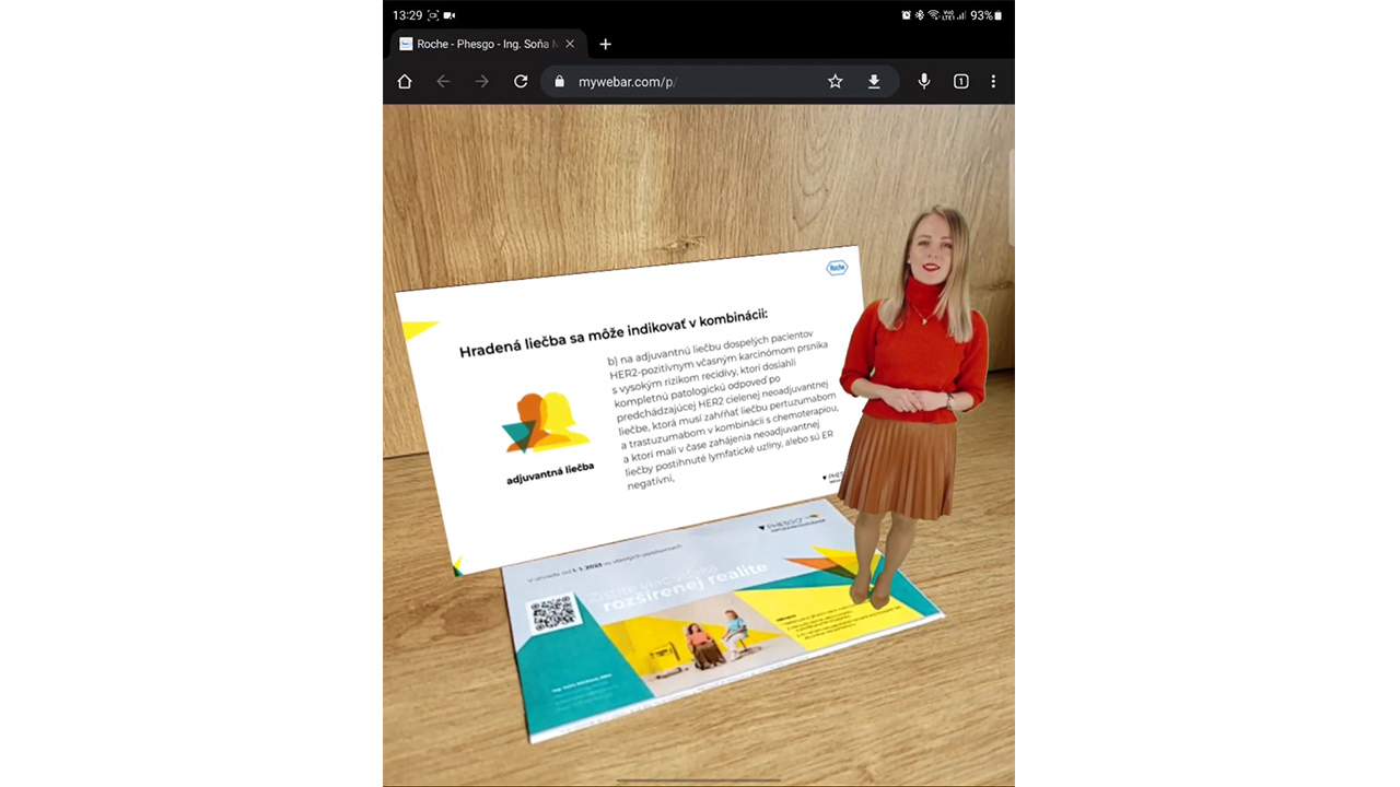 Roche WebAR Leaflet